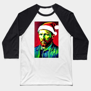 Santa Van Gogh (Celebrity Christmas) Baseball T-Shirt